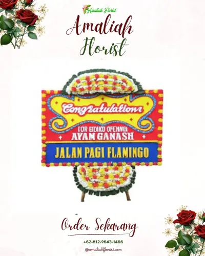 Bunga Papan Congratulation di Plosogede